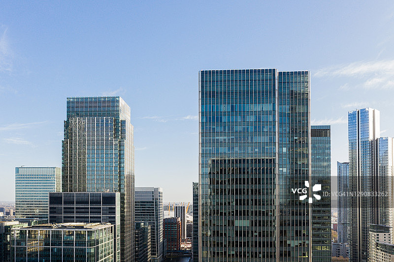 金丝雀码头天际线图片素材