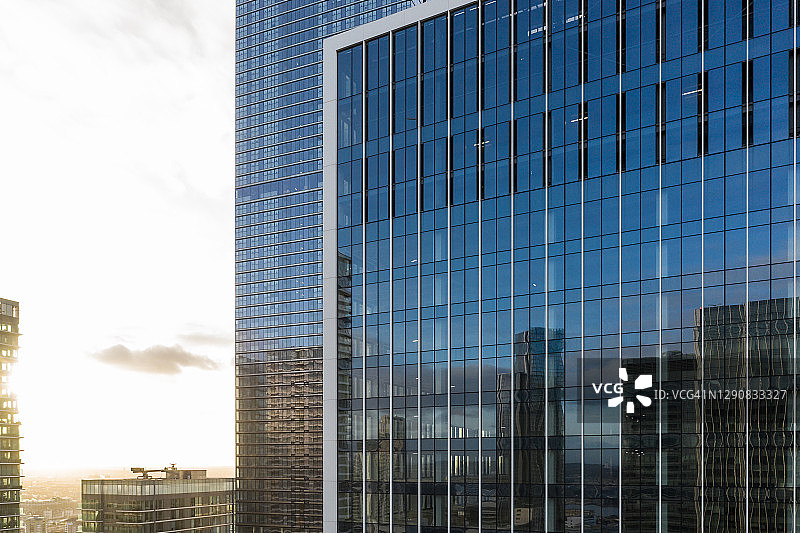 金丝雀码头天际线图片素材