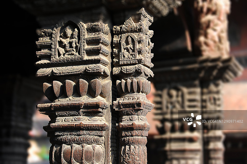 印度教木雕图片素材