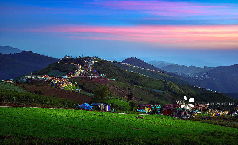 Phu Tub Berk View Point at Phetchabun,Thailand。图片素材