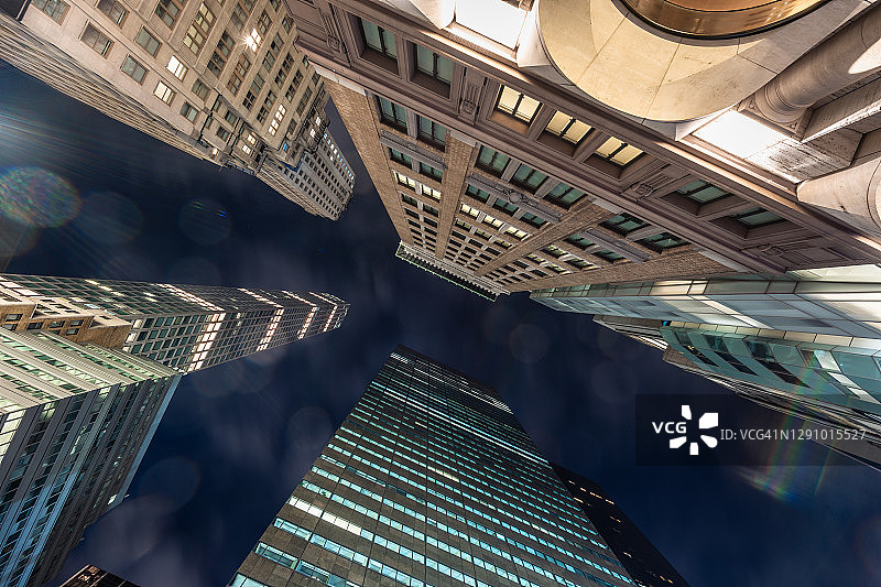 纽约曼哈顿中城摩天大楼图片素材