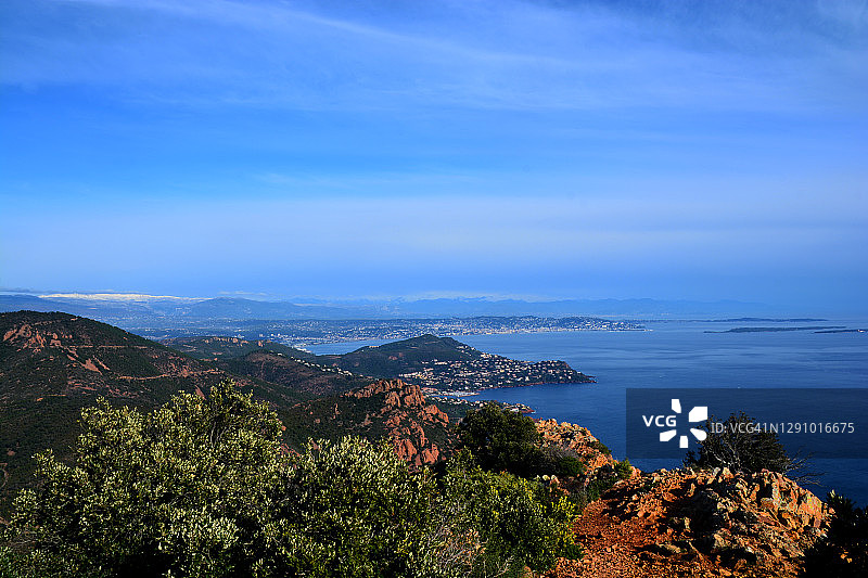 法国普罗旺斯埃斯特雷尔山图片素材