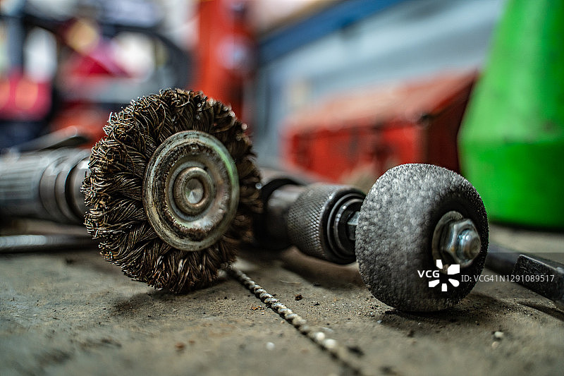 修理店里的修理工具图片素材