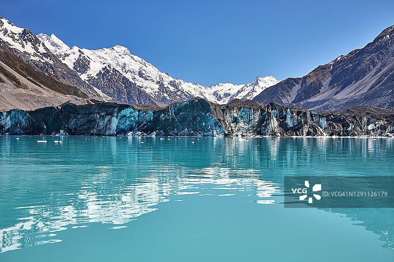 塔斯曼冰川壁图片素材