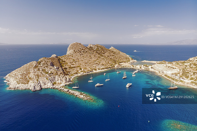 达特恰克尼多斯湾鸟瞰图图片素材