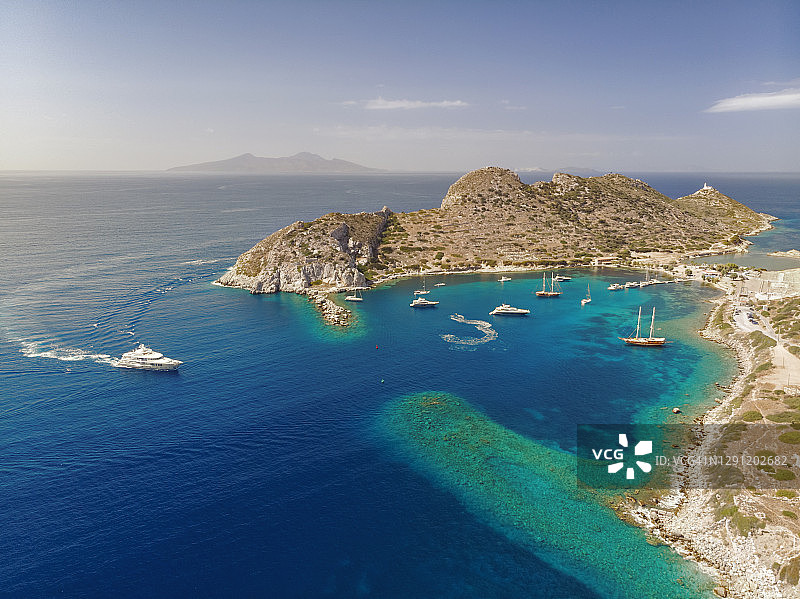 达特恰克尼多斯湾鸟瞰图图片素材