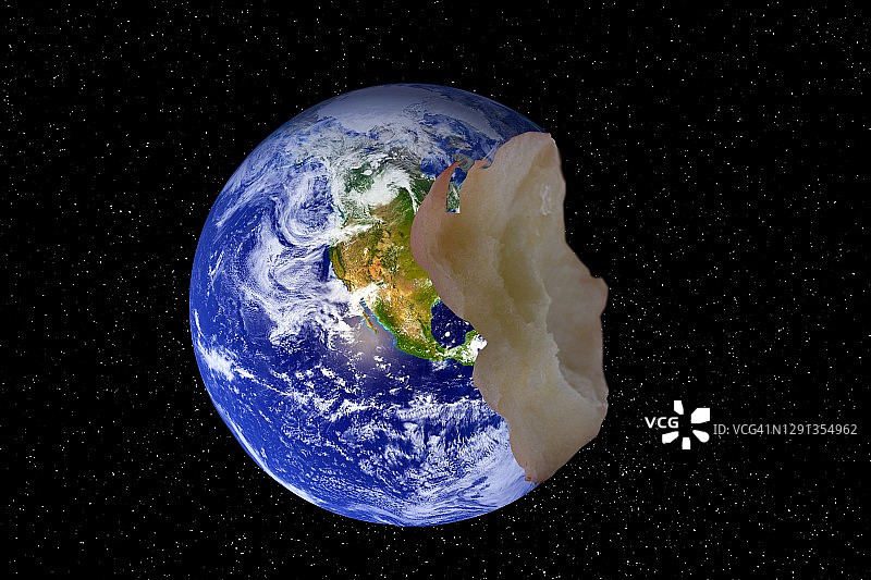 地球资源消耗概念插图图片素材