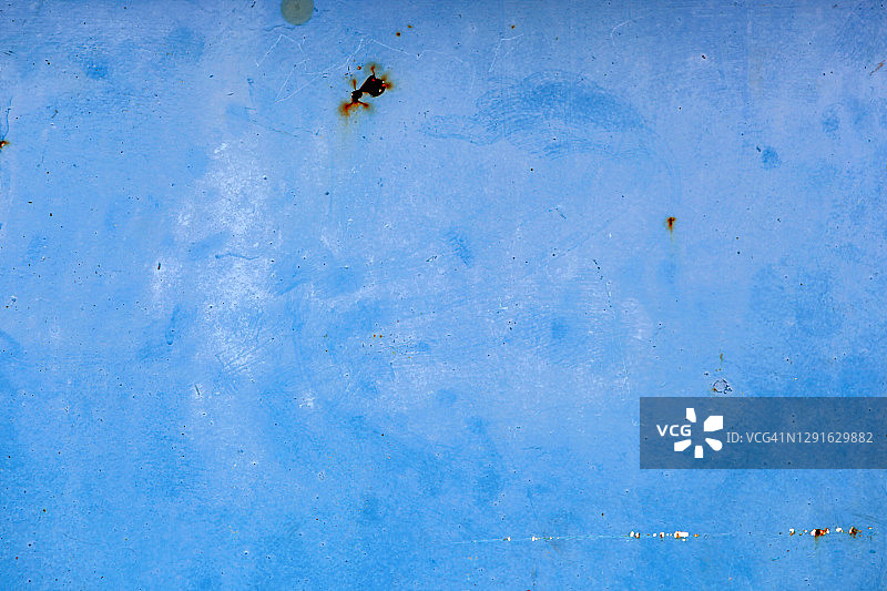 蓝色金属表面纹理图片素材