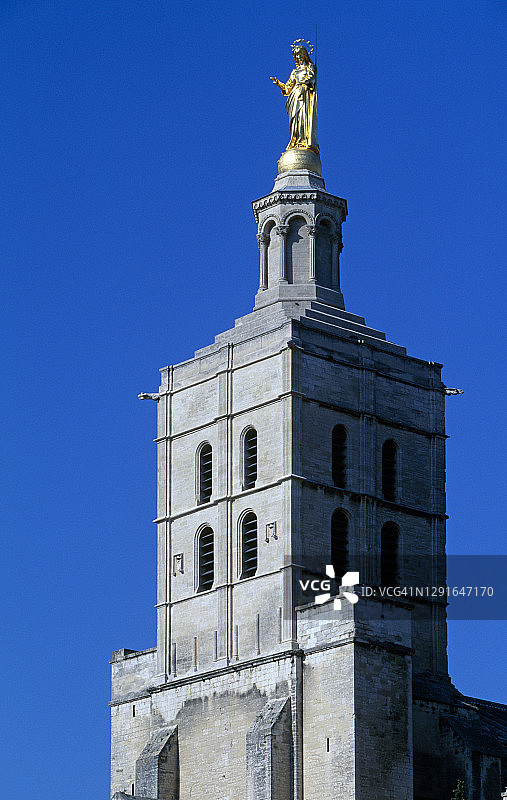 阿维尼翁的圣母玛利亚雕像图片素材