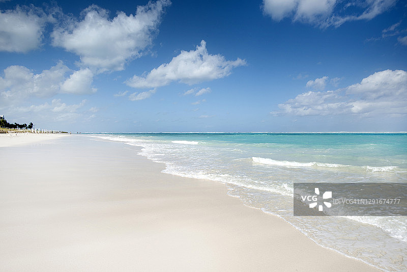 普罗维登西亚莱斯岛的格雷斯海湾海滩图片素材