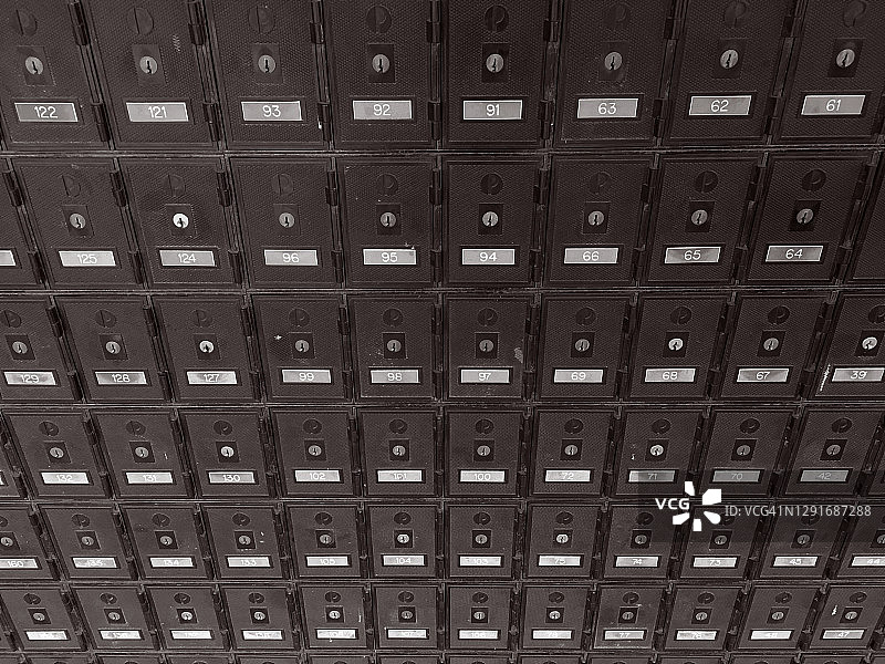 老式邮政信箱图片素材