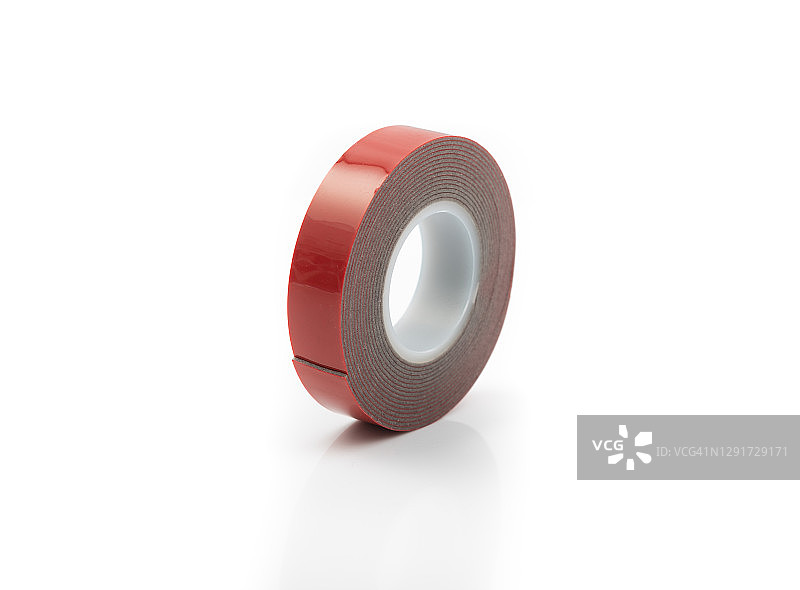 红色双面胶带图片素材