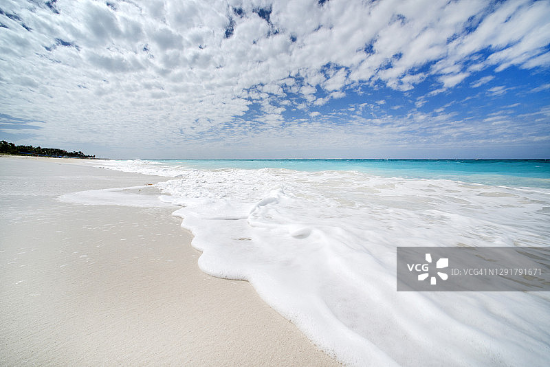 格雷斯海湾海滩，普罗维登西亚莱斯岛图片素材