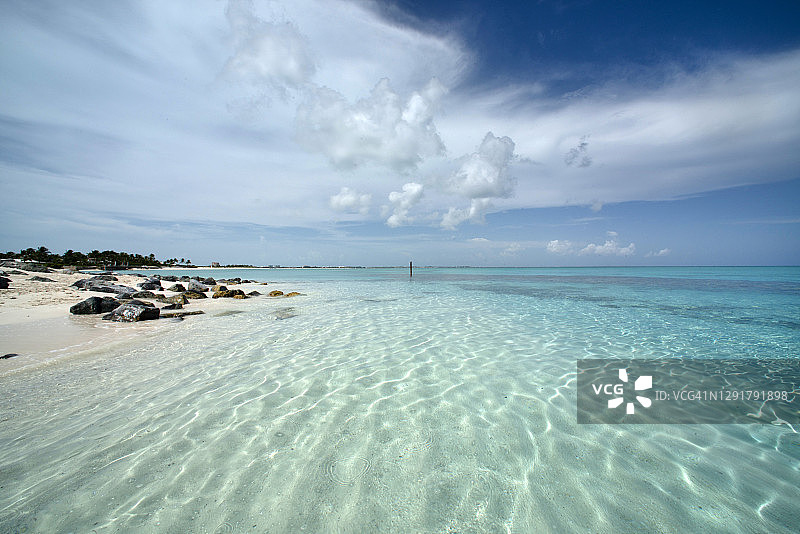 背风海滩图片素材