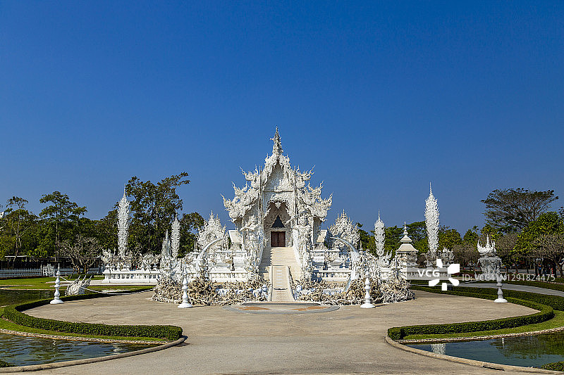泰国清莱府的白庙图片素材