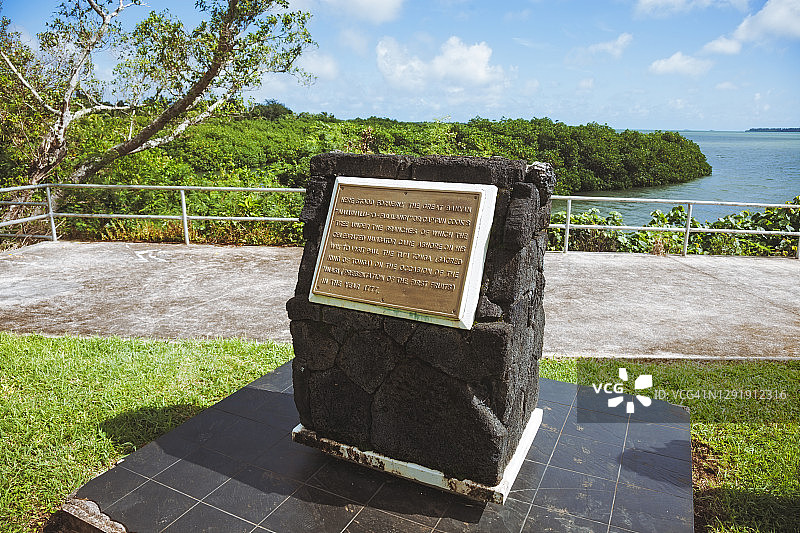 库克船长登陆点图片素材