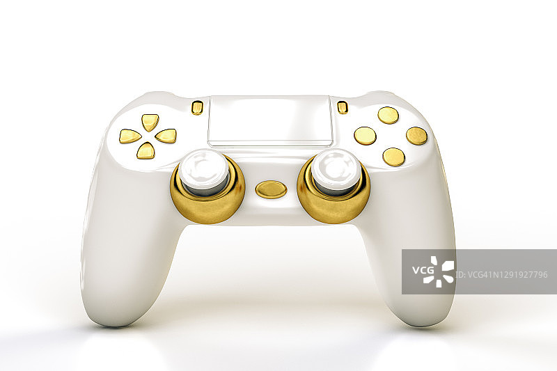 白色和金色游戏机图片素材