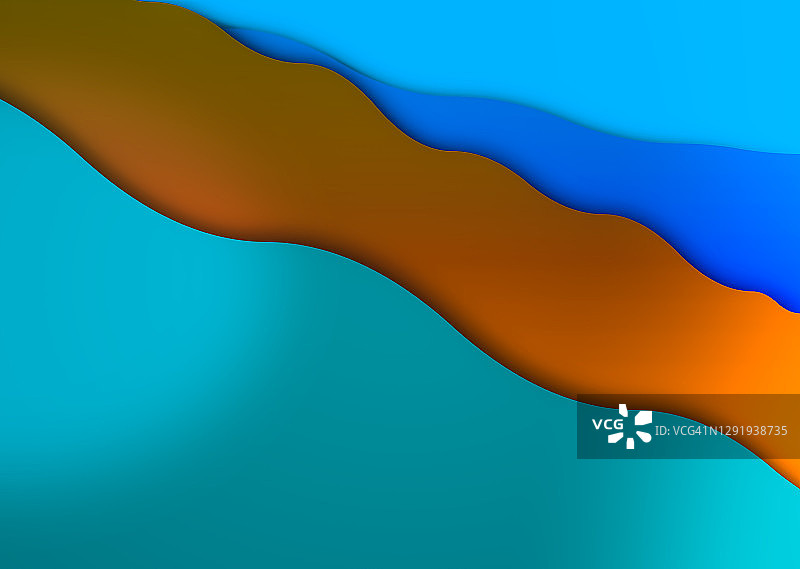 抽象波浪图案图片素材
