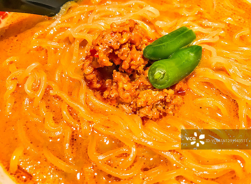 咖喱担担面图片素材