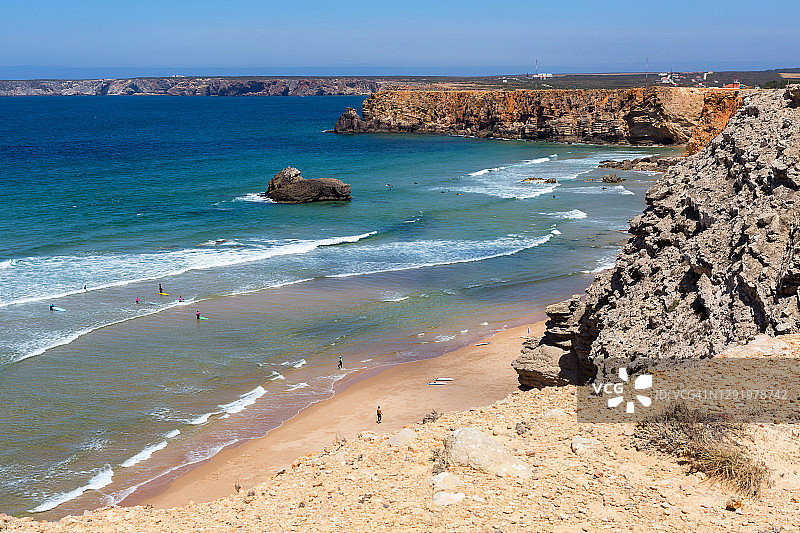 萨格雷斯海滩（葡萄牙萨格雷斯）图片素材