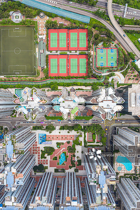 香港城市无人机航拍图片素材