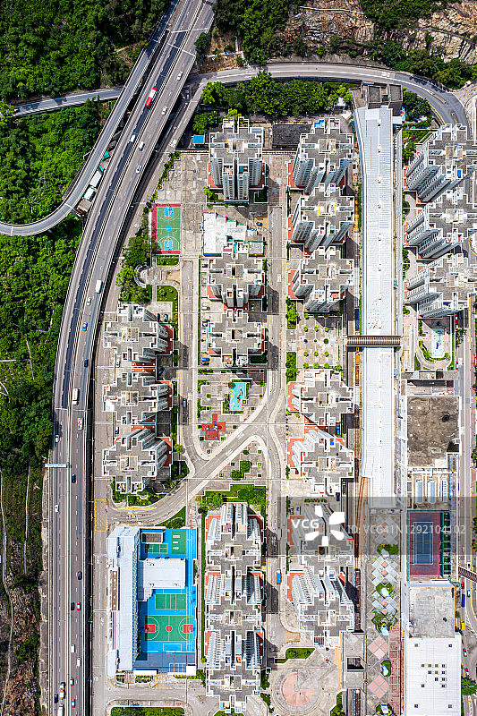 香港城市无人机航拍图片素材