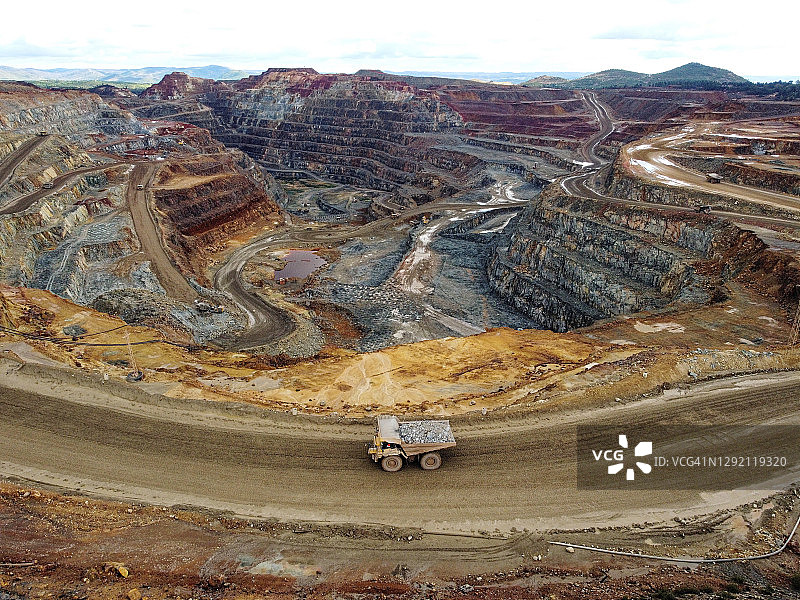 露天铜矿图片素材