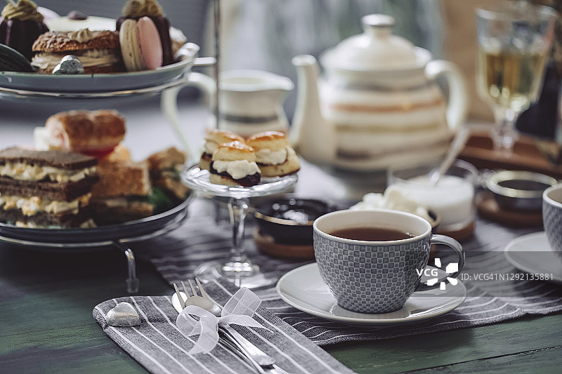 双人下午茶图片素材
