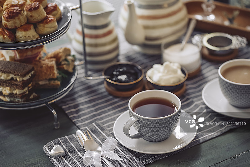 双人下午茶图片素材