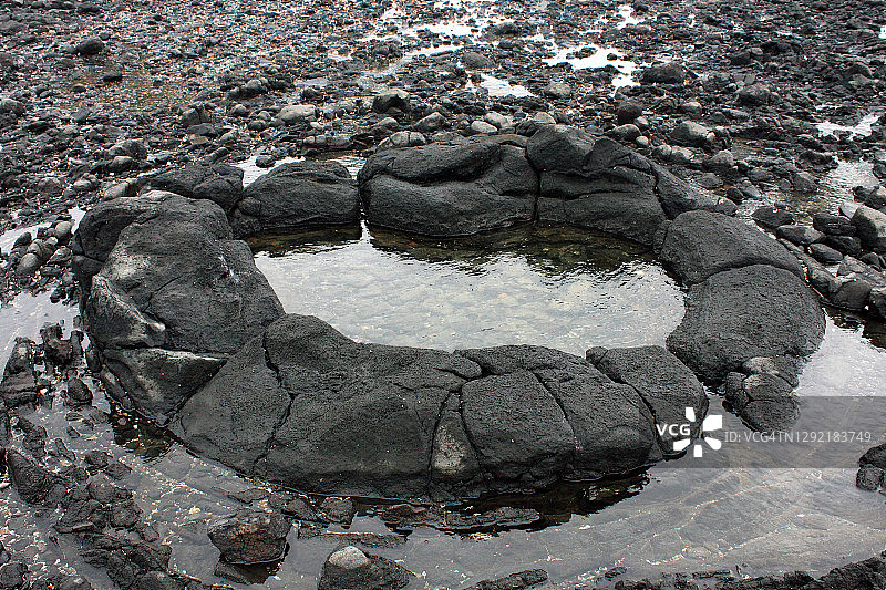 玄武岩圆环图片素材