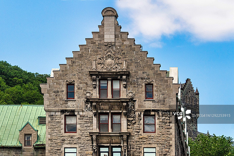 加拿大蒙特利尔皇家维多利亚医院的殖民时期建筑图片素材