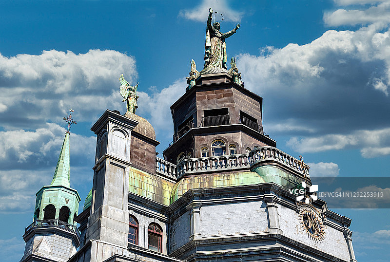 加拿大蒙特利尔圣母院图片素材