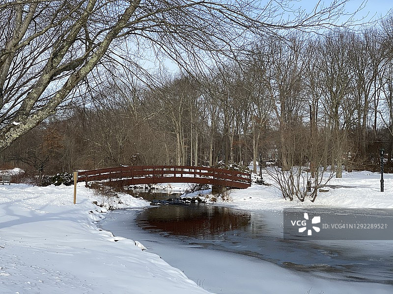 初雪景象图片素材