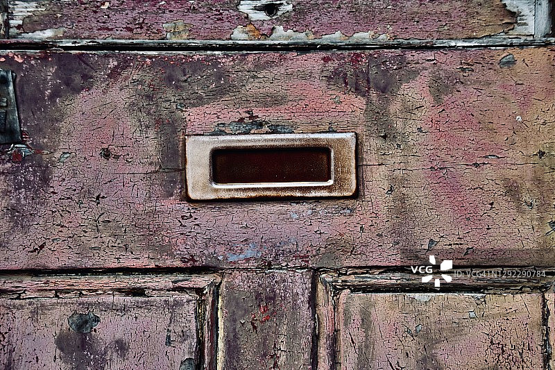 铜制信箱投递口图片素材