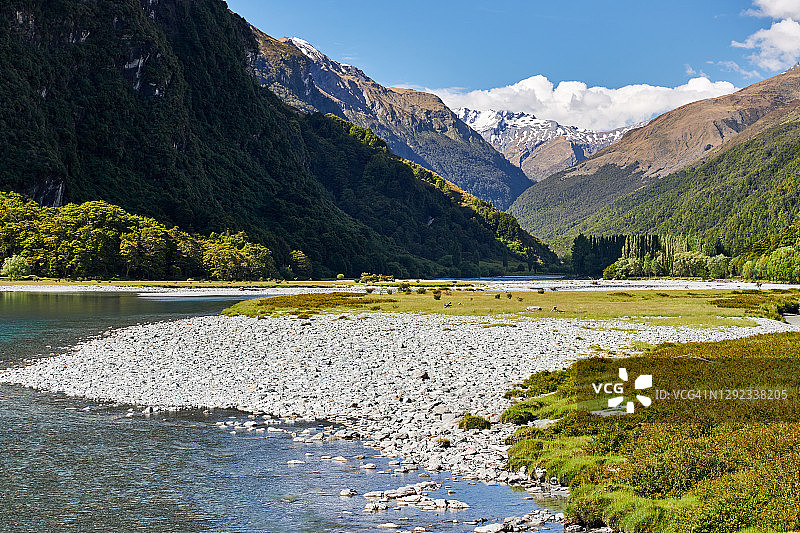 阿斯帕林山国家公园的马图基图基河图片素材