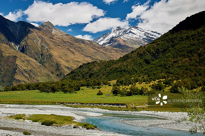 阿斯帕林山国家公园的马图基图基河图片素材