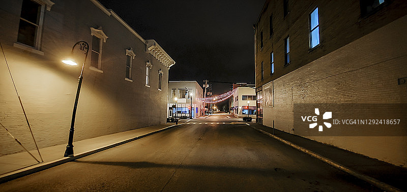 市中心的小街道图片素材