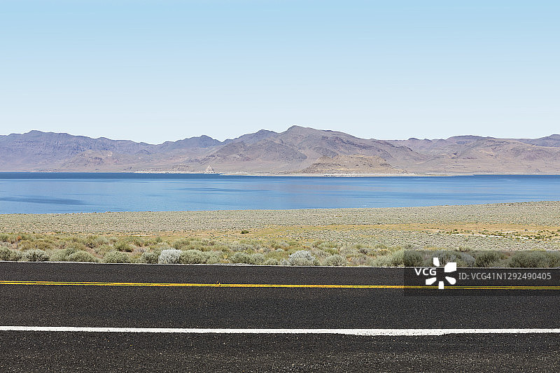 金字塔湖图片素材