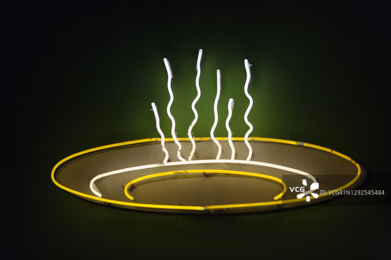 霓虹灯标志图片素材