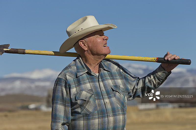 老年牧场主图片素材