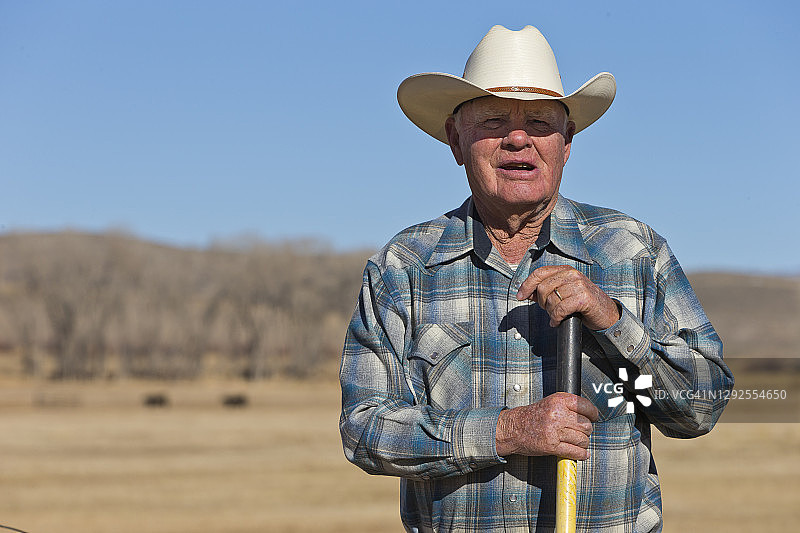 老年牧场主图片素材