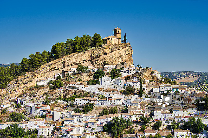 西班牙格拉纳达省蒙特弗里奥全景图片素材
