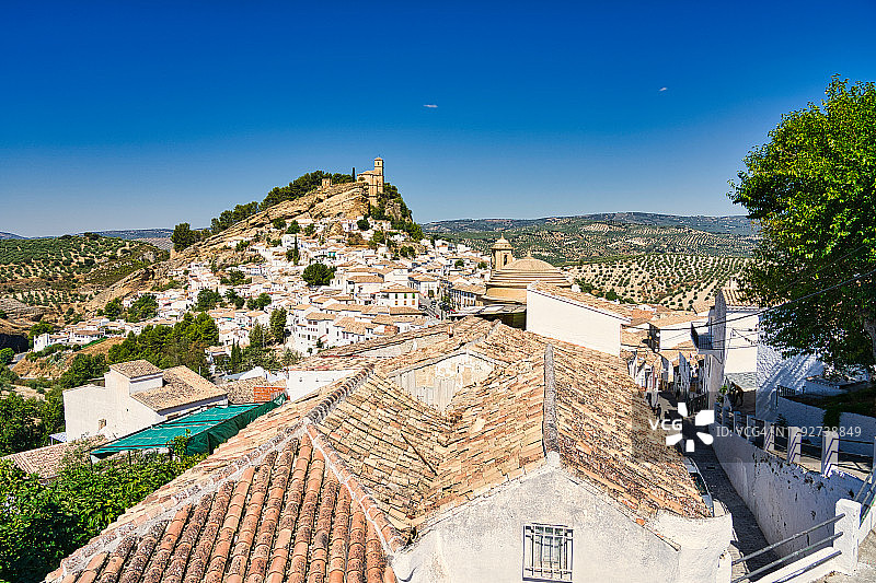 西班牙格拉纳达省蒙特弗里奥全景图片素材