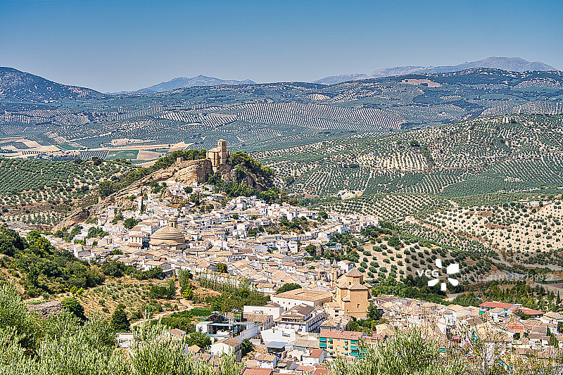 西班牙格拉纳达省蒙特弗里奥全景图片素材