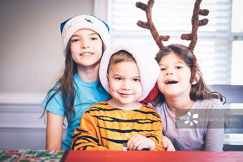 儿童圣诞节图片素材