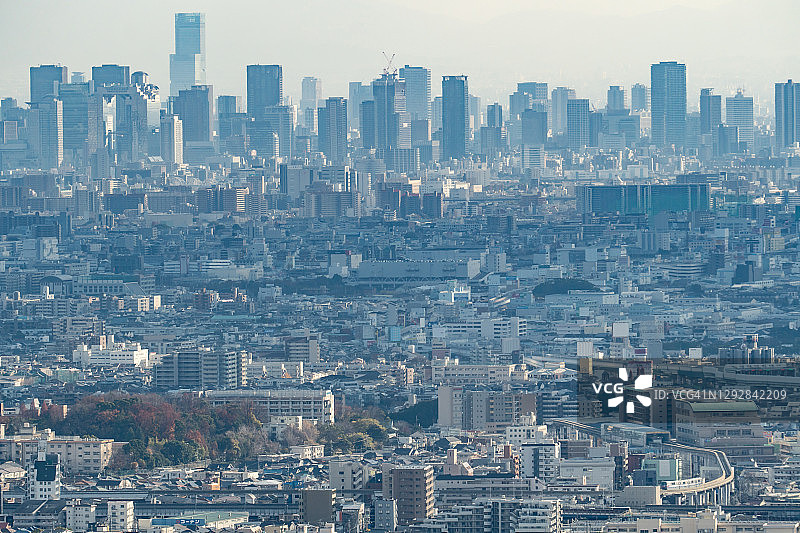 日本大阪府大阪市中心及郊区图片素材