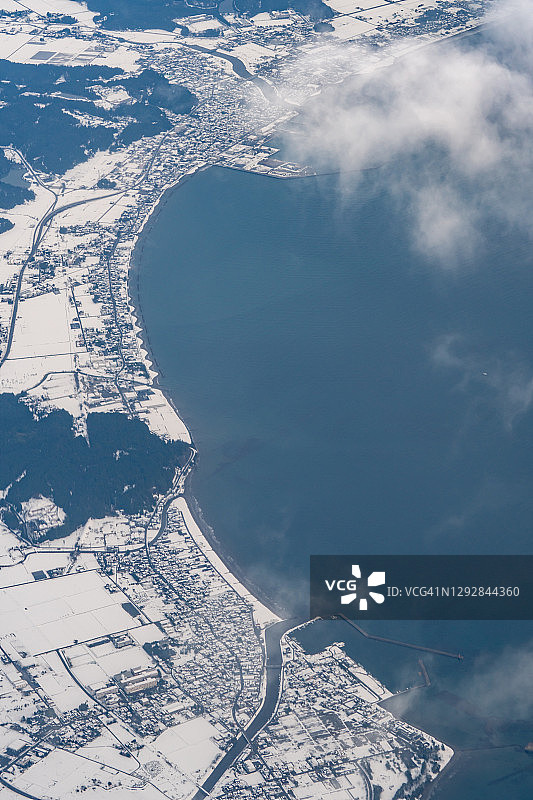 飞机航拍日本石川县珠洲市景色图片素材