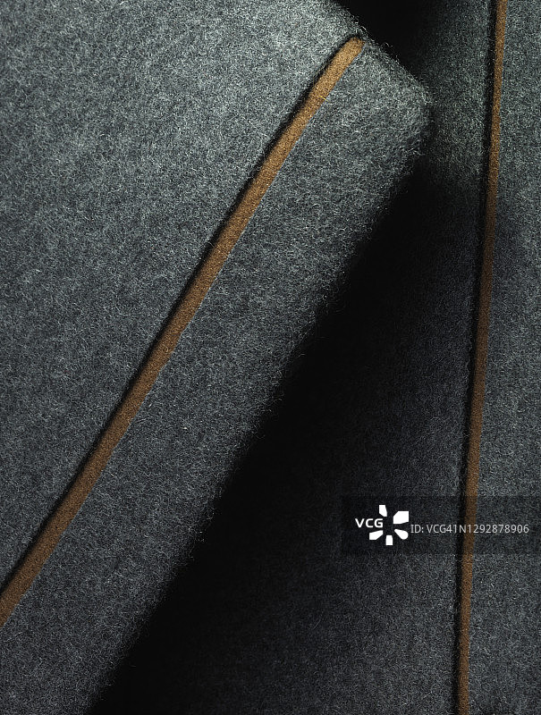 羊毛西装翻领特写图片素材