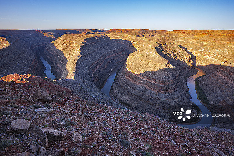 圣胡安河鹅颈弯道图片素材
