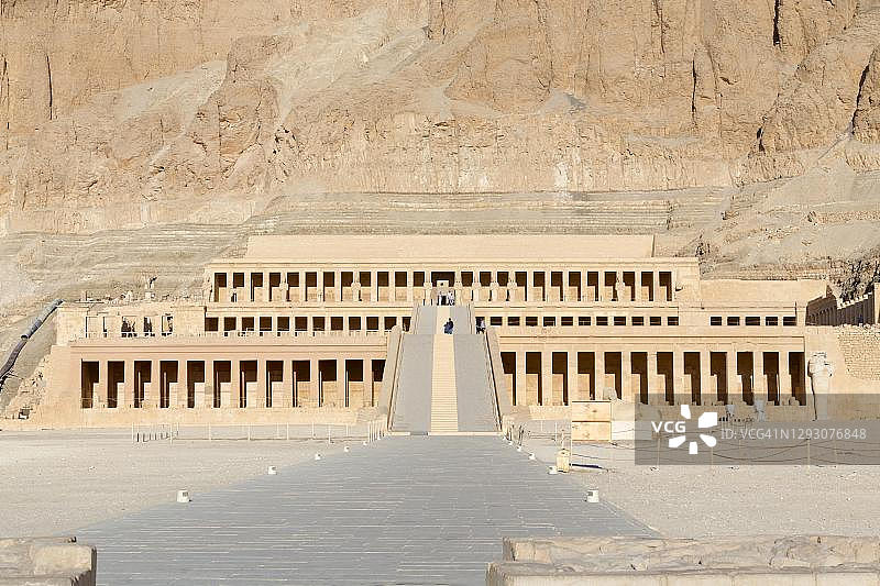 埃及卢克索的哈特谢普苏特神庙图片素材